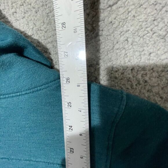 Under Armour Sweatshirt Womens Medium Green‎ Funnel Neck Loose Pullover Sweater - Picture 12 of 14